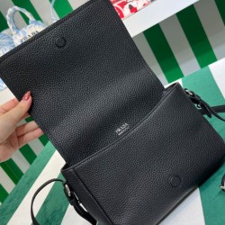 Replica Borsa a tracolla Prada 1BD314 nera