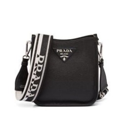 Replica Mini borsa a tracolla Prada 1BH191 nera