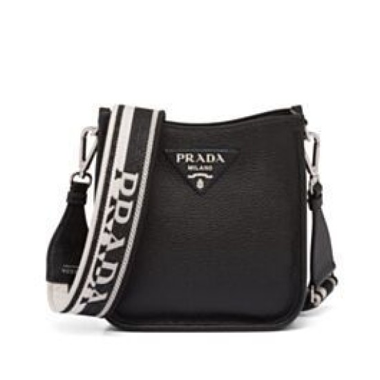 Replica Mini borsa a tracolla Prada 1BH191 nera