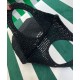 Replica Borsa tote Prada in rafia nera