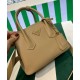 Replica Mini Borsa Prada Doppia In Pelle Saffiano Albicocca