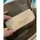 Replica Mini Borsa Prada Doppia In Pelle Saffiano Albicocca