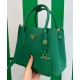 Replica Mini Borsa Prada Doppia In Pelle Saffiano Verde Replica Mini Borsa Prada Doppia In Pelle Saffiano Verde