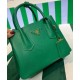 Replica Mini Borsa Prada Doppia In Pelle Saffiano Verde Replica Mini Borsa Prada Doppia In Pelle Saffiano Verde