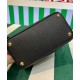 Replica Mini borsa Prada Double in pelle Saffiano nera