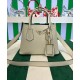 Replica Mini Borsa Prada Doppia In Pelle Saffiano Crema