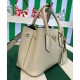 Replica Mini Borsa Prada Doppia In Pelle Saffiano Crema