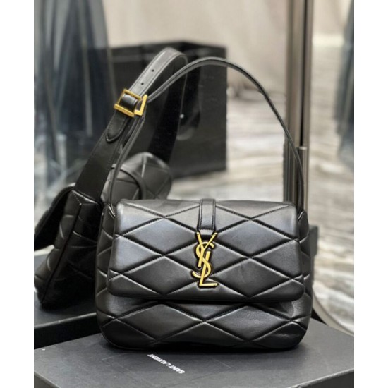 Replica Borsa A Spalla YSL Saint Laurent Le 57 In Pelle Di Agnello Trapuntata 698567 Nera