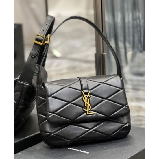 Replica Borsa A Spalla YSL Saint Laurent Le 57 In Pelle Di Agnello Trapuntata 698567 Nera