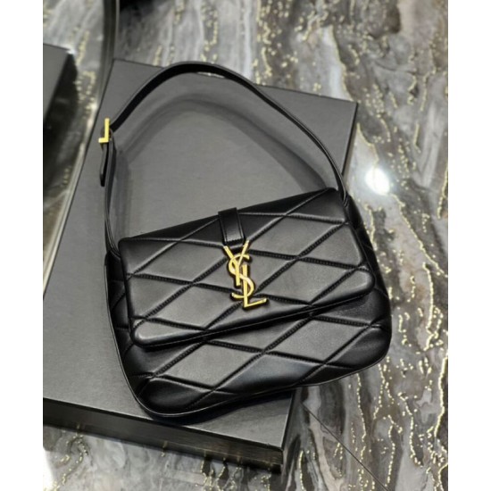 Replica Borsa A Spalla YSL Saint Laurent Le 57 In Pelle Di Agnello Trapuntata 698567 Nera