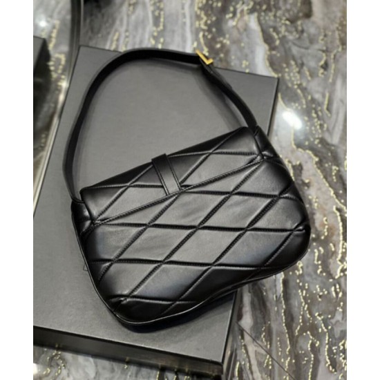 Replica Borsa A Spalla YSL Saint Laurent Le 57 In Pelle Di Agnello Trapuntata 698567 Nera