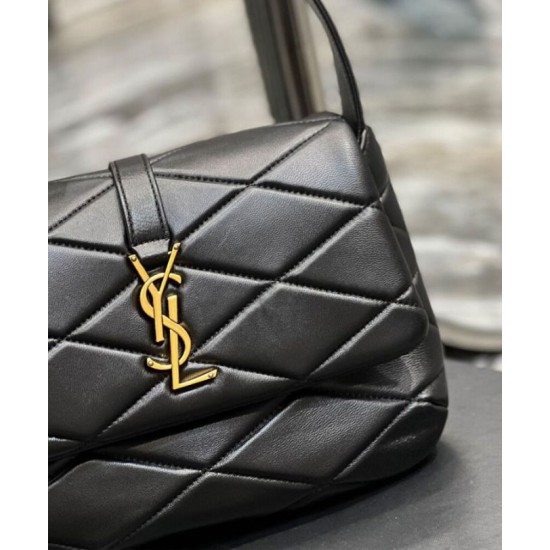 Replica Borsa A Spalla YSL Saint Laurent Le 57 In Pelle Di Agnello Trapuntata 698567 Nera