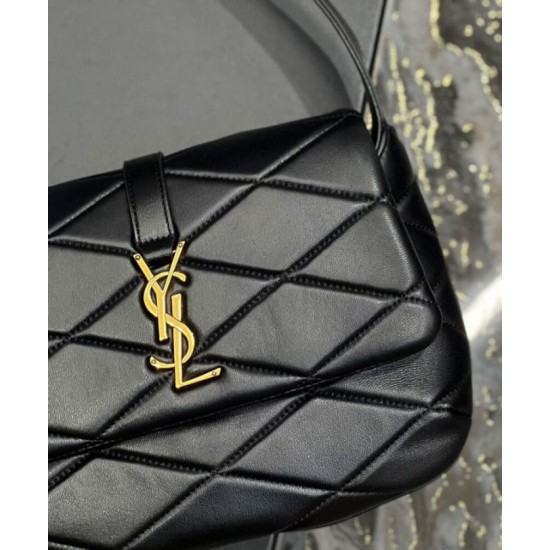 Replica Borsa A Spalla YSL Saint Laurent Le 57 In Pelle Di Agnello Trapuntata 698567 Nera
