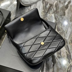 Replica Borsa A Spalla YSL Saint Laurent Le 57 In Pelle Di Agnello Trapuntata 698567 Nera