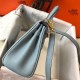 Replica Borsa Hermes Mini Kelly 20cm Blu
