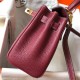 Replica Borsa Hermes Mini Kelly 20cm Bordeaux