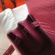Replica Borsa Hermes Mini Kelly 20cm Bordeaux