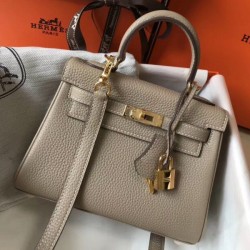Replica Borsa Hermes Mini Kelly 20 cm grigia