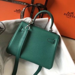 Replica Borsa Hermes Mini Kelly 20cm Malachite