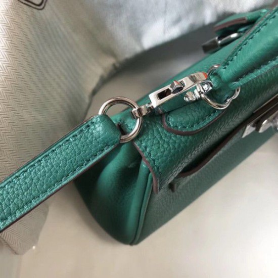 Replica Borsa Hermes Mini Kelly 20cm Malachite