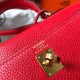 Replica Borsa Hermes Mini Kelly 20 cm rossa