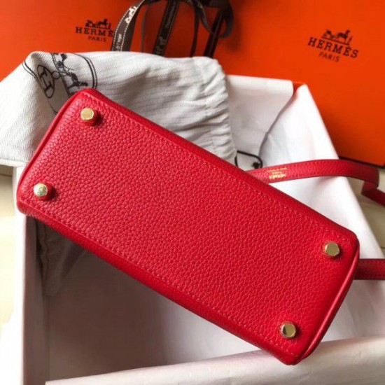 Replica Borsa Hermes Mini Kelly 20 cm rossa