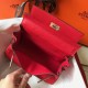 Replica Borsa Hermes Mini Kelly 20 cm rossa