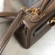 Replica Borsa Hermes Mini Kelly 20cm Tortora