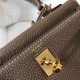 Replica Borsa Hermes Mini Kelly 20cm Tortora