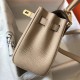 Replica Borsa Hermes Mini Kelly 20cm Beige