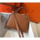 Replica Borsa Hermes Kelly 25cm Sellier Epsom in pelle marrone