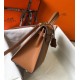 Replica Borsa Hermes Kelly 25cm Sellier Epsom in pelle marrone