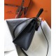 Replica Borsa Hermes Kelly 25cm Sellier Epsom in pelle nera