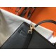 Replica Borsa Hermes Kelly 25cm Sellier Epsom in pelle nera