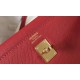 Replica Borsa Hermes Kelly 25cm Sellier Epsom in pelle rossa