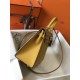 Replica Borsa Hermes Kelly 25cm Sellier Epsom in pelle gialla