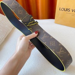 Replica Louis Vuitton LV Broken 40mm Cintura reversibile Monogram Canvas M0612V