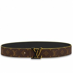 Replica Louis Vuitton LV Broken 40mm Cintura reversibile Monogram Canvas M0612V