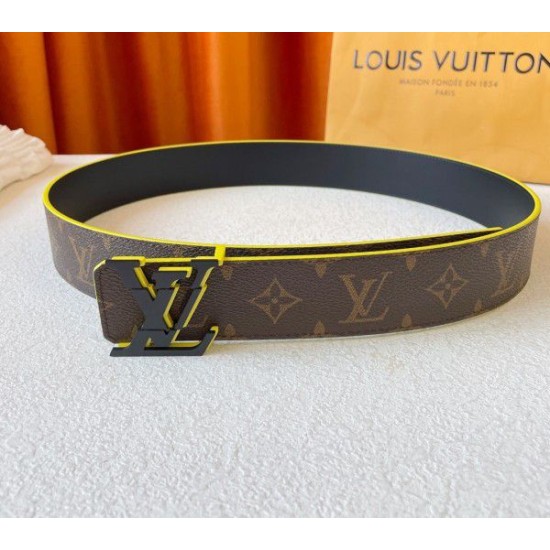 Replica Louis Vuitton LV Broken 40mm Cintura reversibile Monogram Canvas M0612V