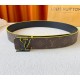 Replica Louis Vuitton LV Broken 40mm Cintura reversibile Monogram Canvas M0612V