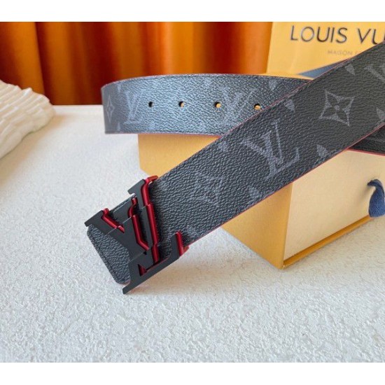 Replica Louis Vuitton LV Broken 40mm Cintura reversibile Monogram Eclipse M0628V Replica Louis Vuitton LV Broken 40mm Cintura reversibile Monogram Eclipse M0628V