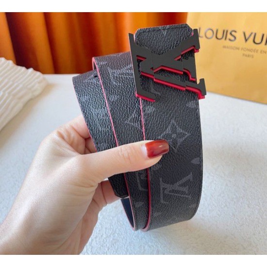 Replica Louis Vuitton LV Broken 40mm Cintura reversibile Monogram Eclipse M0628V Replica Louis Vuitton LV Broken 40mm Cintura reversibile Monogram Eclipse M0628V