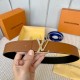 Replica Cintura reversibile Louis Vuitton LV Rays 40mm M0630V