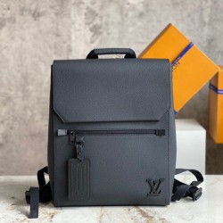 Replica Zaino Louis Vuitton Fastline In Pelle Aerogram LV Nera