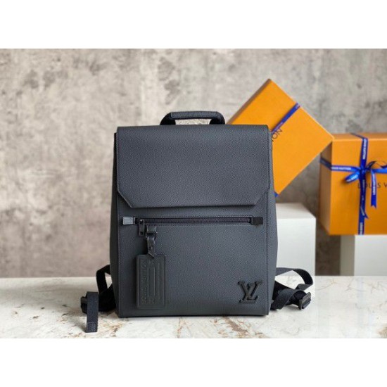 Replica Zaino Louis Vuitton Fastline In Pelle Aerogram LV Nera