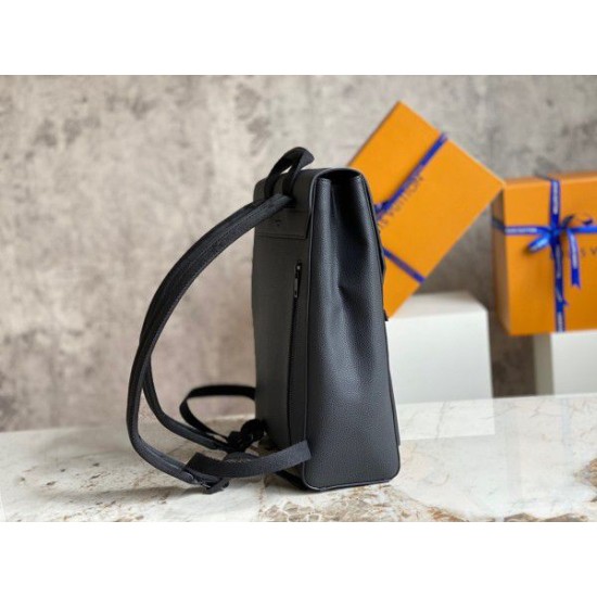 Replica Zaino Louis Vuitton Fastline In Pelle Aerogram LV Nera