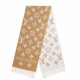 Replica Sciarpa Louis Vuitton LV Essential In Lana Beige M77728