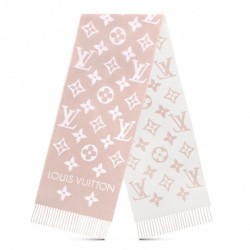 Replica Sciarpa Louis Vuitton LV Essential In Lana Rosa Beige M77854
