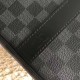 Replica Louis Vuitton Keepall Bandoulière 55 Damier Grafite N41413