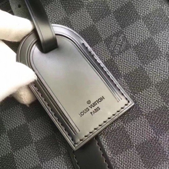 Replica Louis Vuitton Keepall Bandoulière 55 Damier Grafite N41413